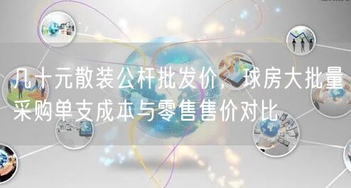 几十元散装公杆批发价，球房大批量采购单支成本与零售售价对比