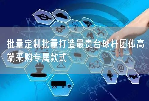 批量定制批量打造最贵台球杆团体高端采购专属款式