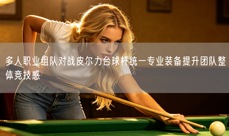 多人职业组队对战皮尔力台球杆统一专业装备提升团队整体竞技感