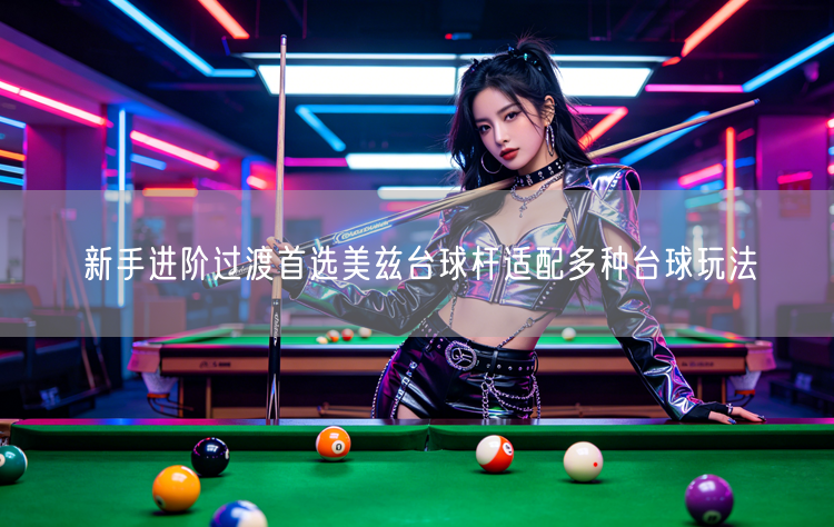 新手进阶过渡首选美兹台球杆适配多种台球玩法