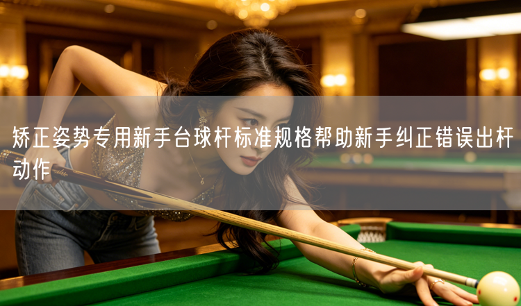 矫正姿势专用新手台球杆标准规格帮助新手纠正错误出杆动作